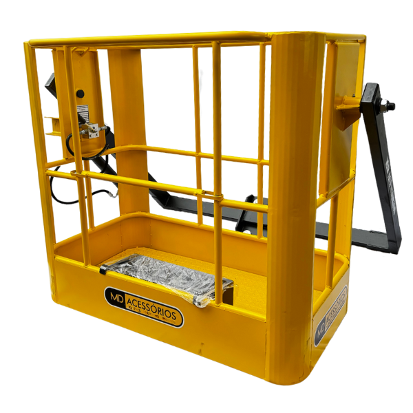 Cesto Metalico NIvelamento hidraulico SITE